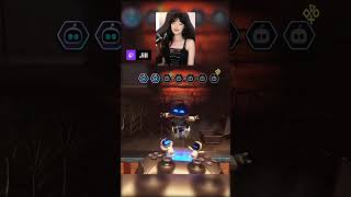 Lara Croft In Astrobot Reaction Volume Warning