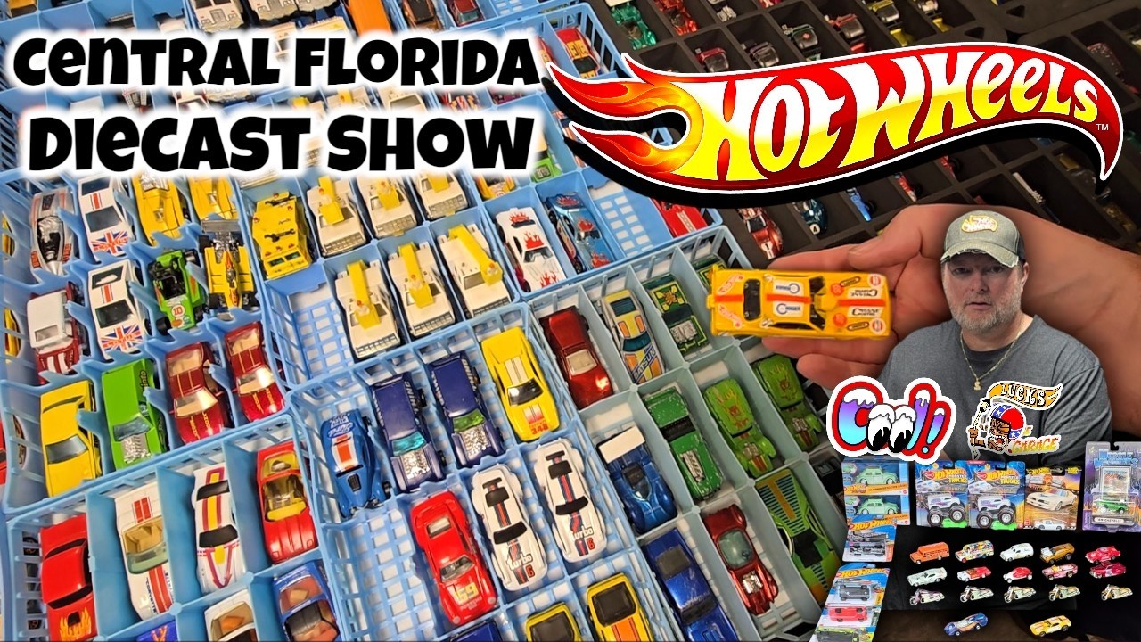 Central Florida Diecast Show Hot Wheels Haul | Redlines, Treasure Hunts, New & Vintage Diecast