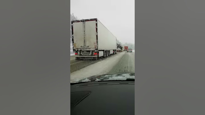 Schnee-Chaos Autobahn 2021