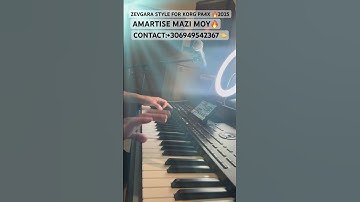 ZEVGARA STYLE-AMARTISE MAZI MOU FOR KORG PA4X 🔥2025 #music #cover #piano #korg