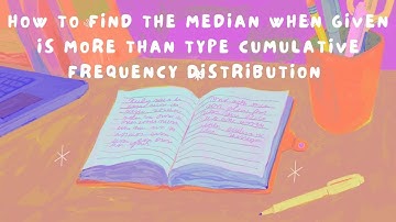 Median| More than type cumulative frequency distribution| Chapter-15 Statistics class-10th maths