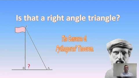 The Converse of Pythagoras