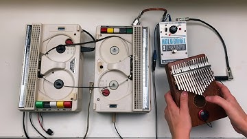 Turn A Reel To Reel Into A Tape Echo | Geloso g257 + Kalimba + Holy Grail