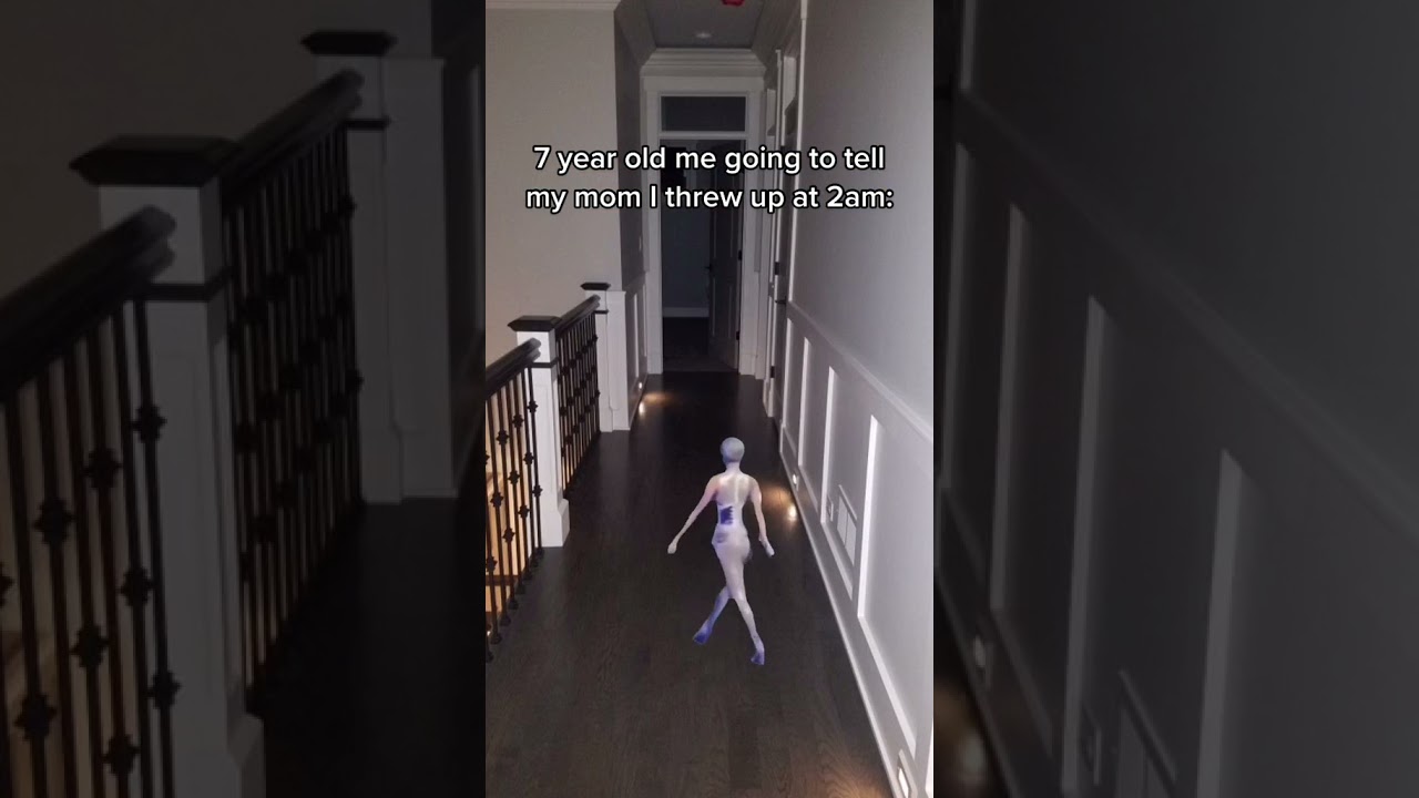 7 year old me going to tell my mom I threw up at 2 am: