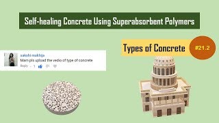 What is Self-healing Concrete Using Superabsorbent Polymers || SAPs || Types of Concrete #21.2 screenshot 5