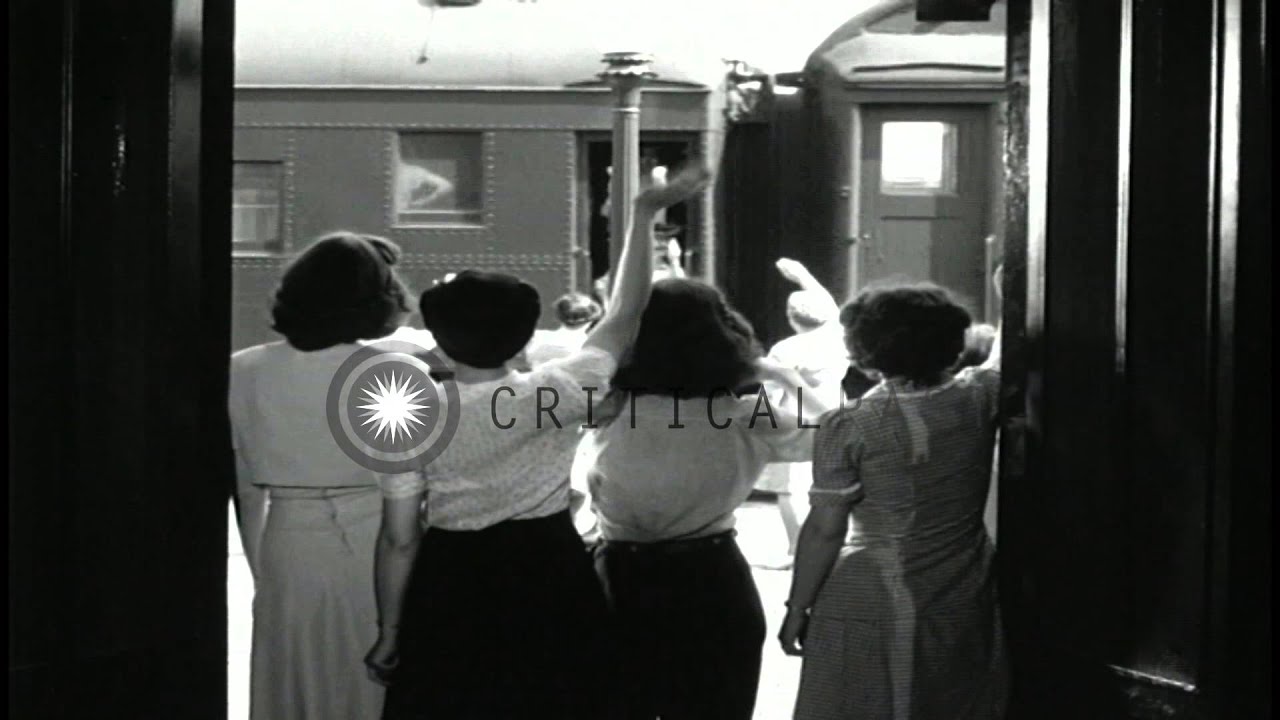 The North Platte canteen in North Platte, Nebraska. HD Stock Footage