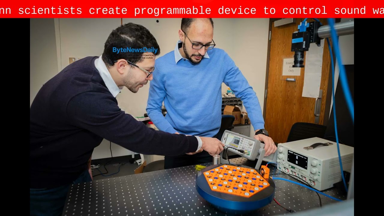 UConn scientists create programmable device to control sound waves - Byte News Daily