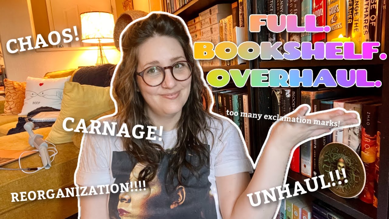 ПОЛНАЯ. КНИЖНАЯ ПОЛКА. ПЕРЕСТРОЙКА. Реорганизация! Перестановка! Хаос!