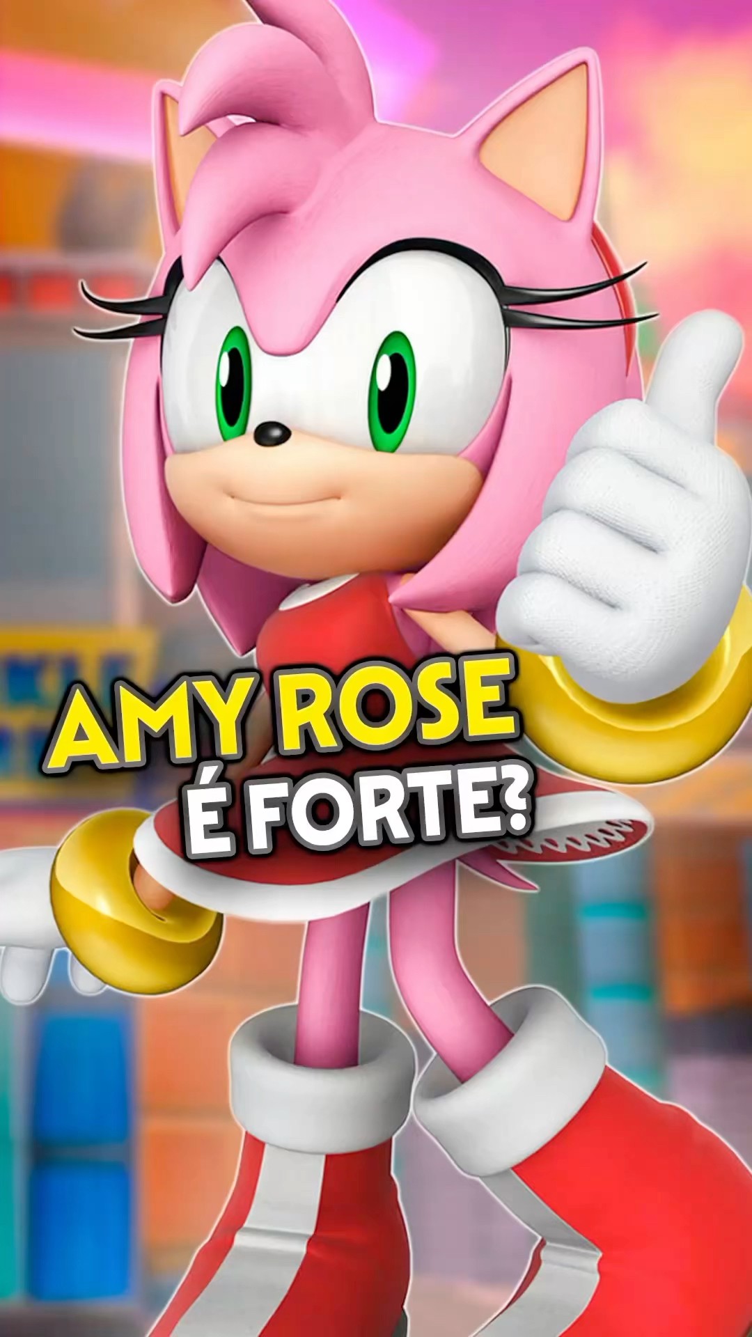 Sonic perde para o Amy Rose?