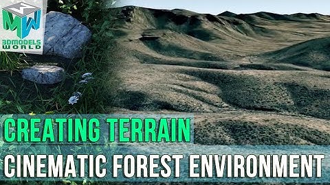 Part 1: Creating Terrain - Maya Arnold Cinematic Forest Environment Tutorial