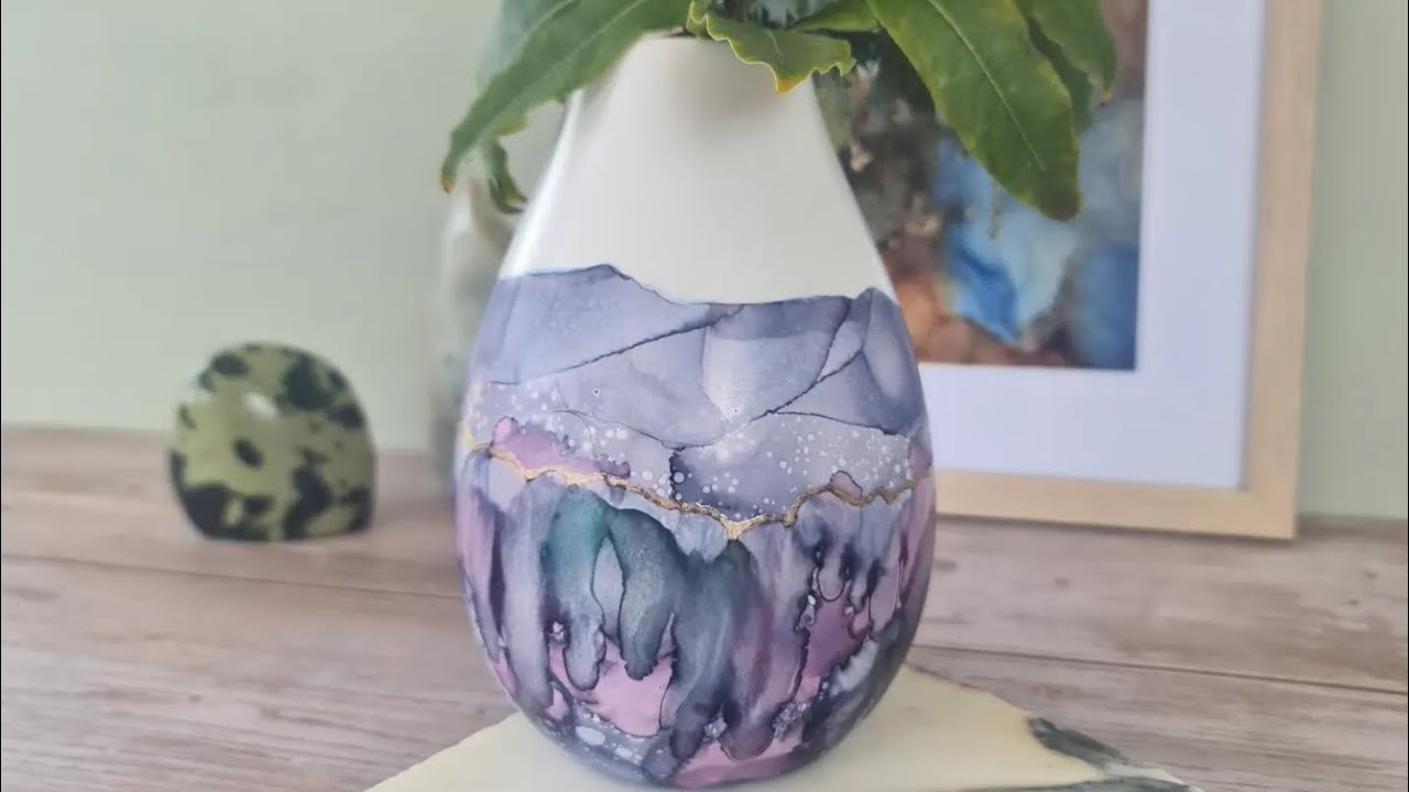 Gorgeous Alcohol Ink Vase Tutorial YouTube Gorgeous Alcohol Ink Vase Tutorial YouTube