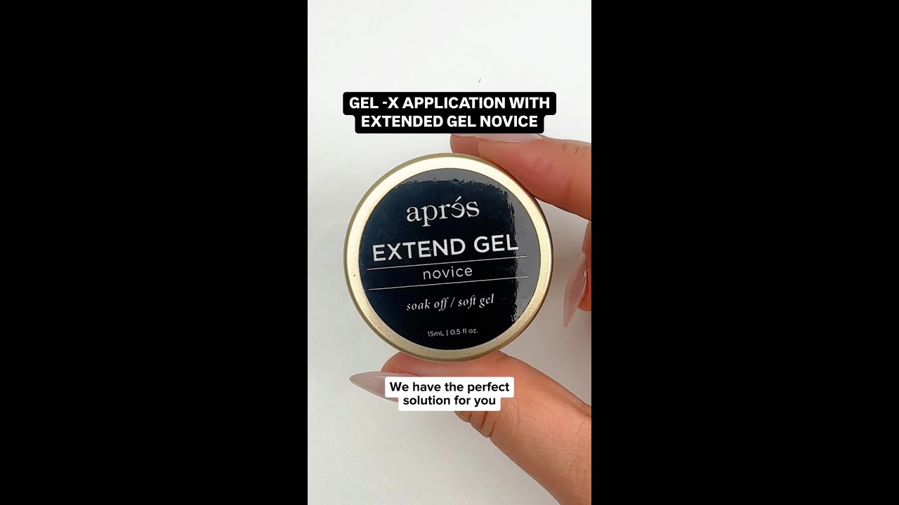 GEL-X APPLICATION WITH EXTENDED GEL NOVICE - YouTube