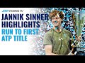 Jannik Sinner Best Shots & Moments in Run to First ATP title! | Sofia 2020