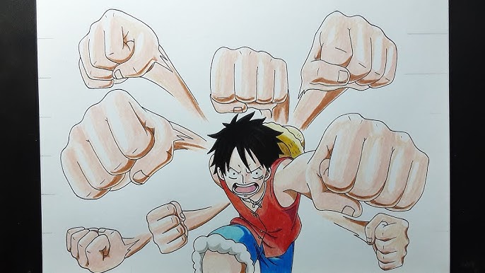 Pixilart - Marineford Luffy (gear 2 luffy) by luffy-BF