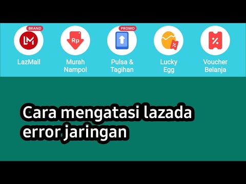 Error jaringan lazada