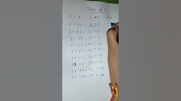 Trick of Table 57 #maths #tabletrick #basicmathematics #mathstricks #57th #tables