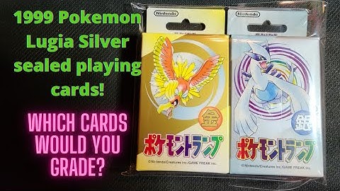 Pokemon Lugia playing cards from 1999 sealed! Check these out!