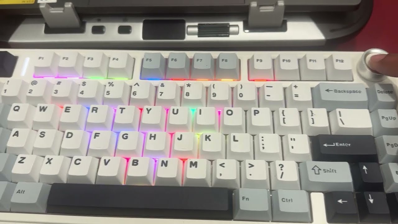 How to Change Volume using knob on AULA F75 Keyboard