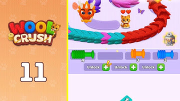 Wool Crush: Yarn Color Sort Level 11 Solution Walkthrough