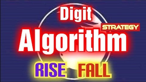 Last Digit Strategy Binary - RiseFall Algorithm