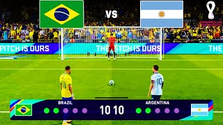 BRAZIL VS ARGENTINA  | MESSI VS NEYMAR - PENALTY SHOOTOUT