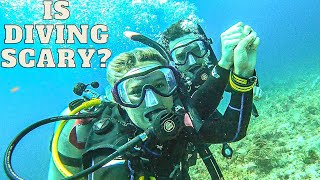 Scuba Diving For The FIRST TIME! PADI Open Water Course! (Cancun, Mexico)