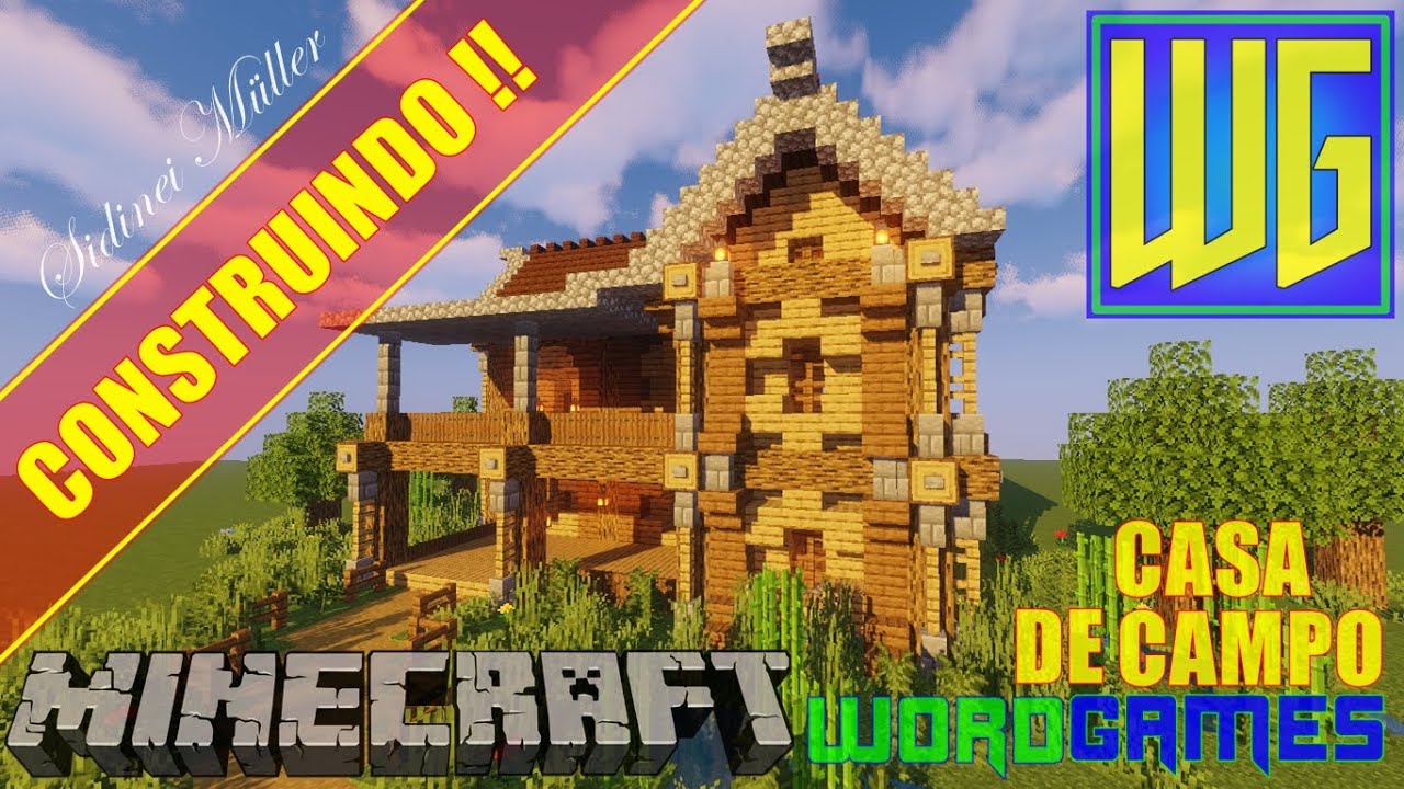 CONSTRUINDO E DECORANDO UMA CASA MEDIEVAL GRANDE!! (Minecraft 1.15