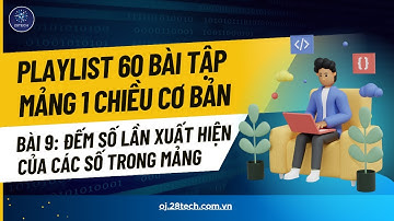 #9. Đếm số lần suất hiện của các số trong mảng