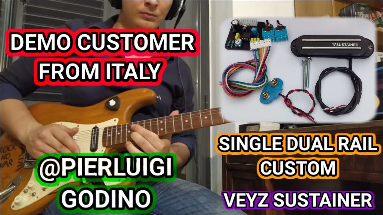 DEMO SUSTAINER HOTRAIL / DUAL RAIL CUSTOMER FROM ITALY 