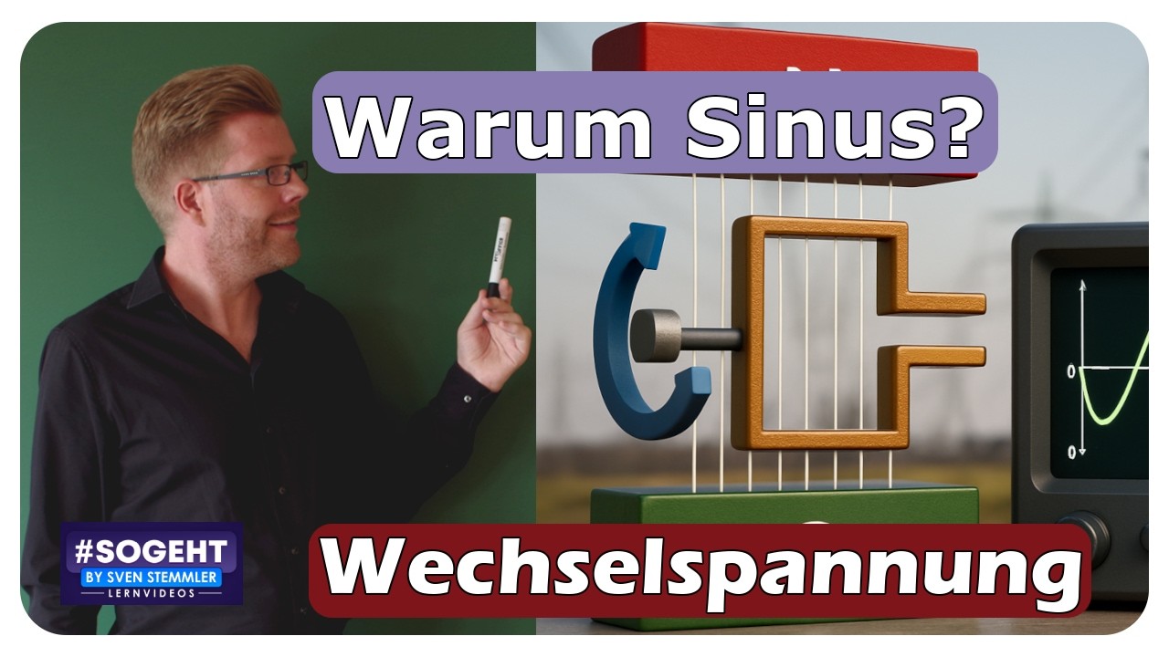 Vorschaubild zum Lernvideo "Von 0° bis 360°: So entsteht Wechselspannung"