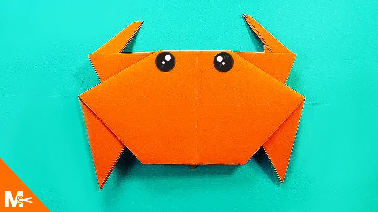Cómo hacer una CANGREJO DE PAPEL Origami (Paso a paso) 🦀 YouTube