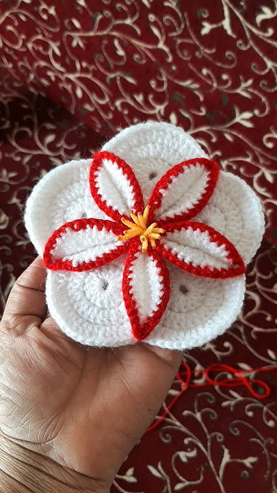 wow 😲 wonderful flower 🌺 crochet #sakhisaheli115 #amigurumikeychain #crochetpatterns #diy #crochet