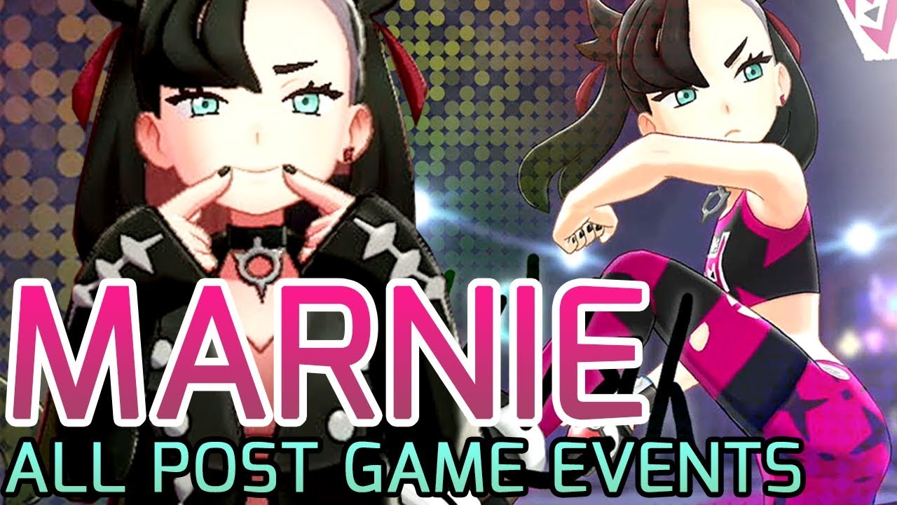 Special Marnie Post Game Cutscene Rematches Pokemon Sword And Shield