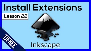 Inkscape Lesson 22 - Installing Custom Extensions