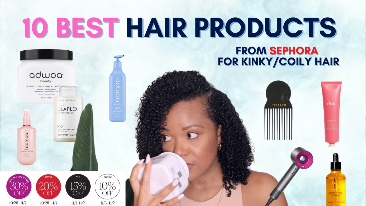 Best 10 products at Sephora for your Natural Hair | VIB sale picks - YouTube