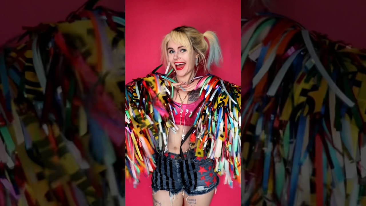 Harley Quinn makeup transformation, my favorite cosplay!#cosplay #harleyquinn #makeuptransformation