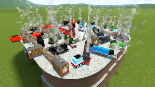 ALL THOMAS TRAIN NEW CLONE & FRIENDS DEATH RUN IN GARRY'S MOD