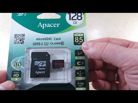 Видео: Карта MicroSD емкостью 128 ГБ по лицензии Nintendo до 30