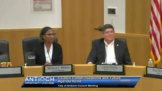 Antioch, CA - City Council Meeting - 9/23/2025
