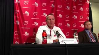 Video: Badgers football coach Gary Andersen on his players