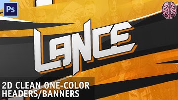 Tutorial: 2D Clean Header/Banner | Photoshop CC by Qehzy