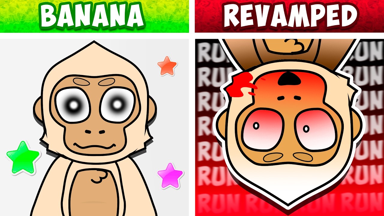Gorilla Tag Incredibox - BANANA Chimpahs Version | REVAMPED | UPDATE | NORMAL VS HORROR