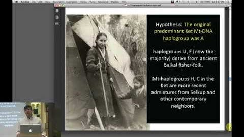 Dene-Yensieian Workshop 2012, Edward Vajda