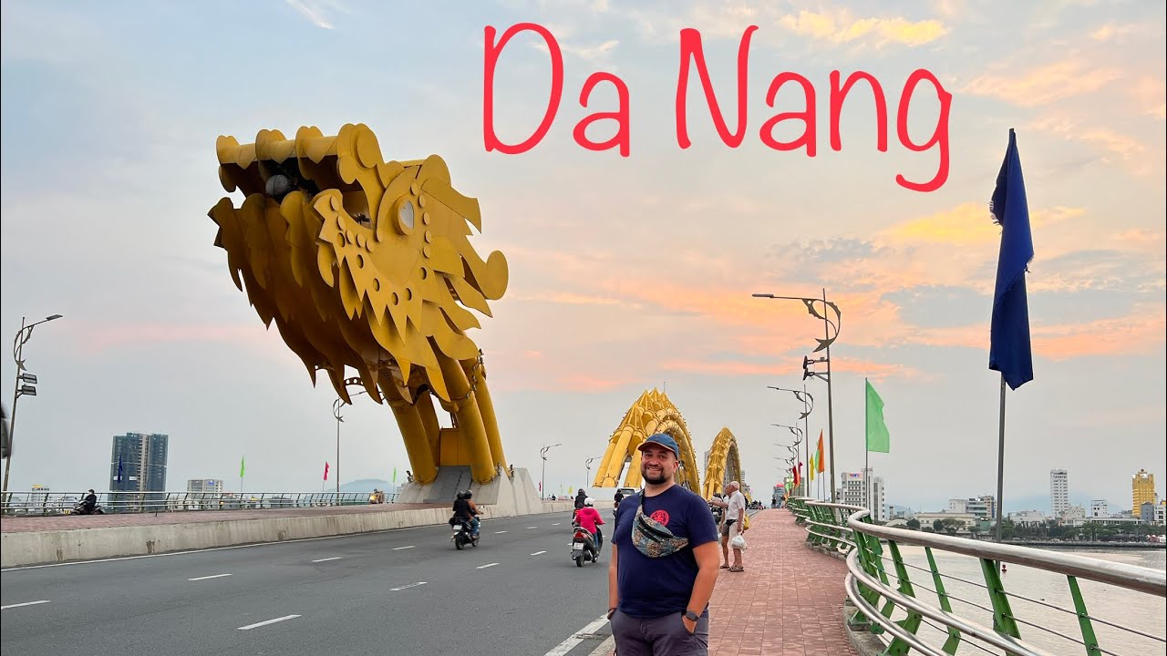 Da Nang, Vietnam 🐉 mercado y puente del dragón 🐲🔥 night market and dragon bridge 🦞 🍢 Son Tra