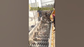 Mud and stone separators can also handle construction waste.#sievingmachine #Equipment #manufactory