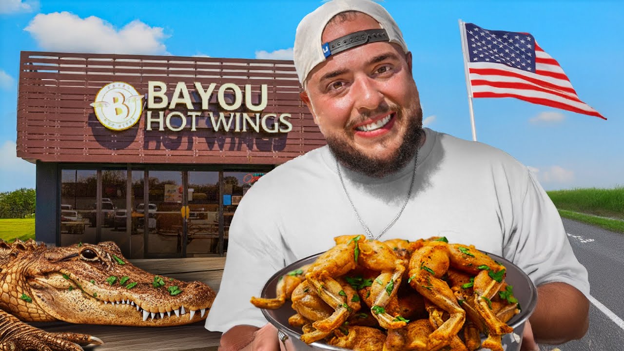 Ich teste ALLIGATOR & FROSCHSCHENKEL in den USA 🐊