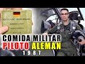 Probando COMIDA MILITAR DE PILOTO DE COMBATE ALEMÁN de 1987 | MRE Alemania