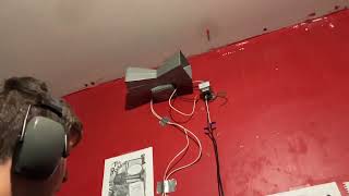 Simplex 1970s 120V-AC Fire alarm buzzer (with dual horns)