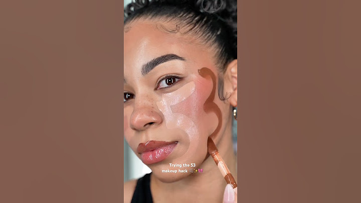 Trying the 53 makeup hack 🫧✨🎀 what do you think? #makeuphack #makeuphacks #concealer