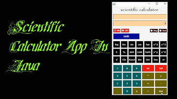Scientific Calculator In Java Using NetBeans IDE | Java Programming